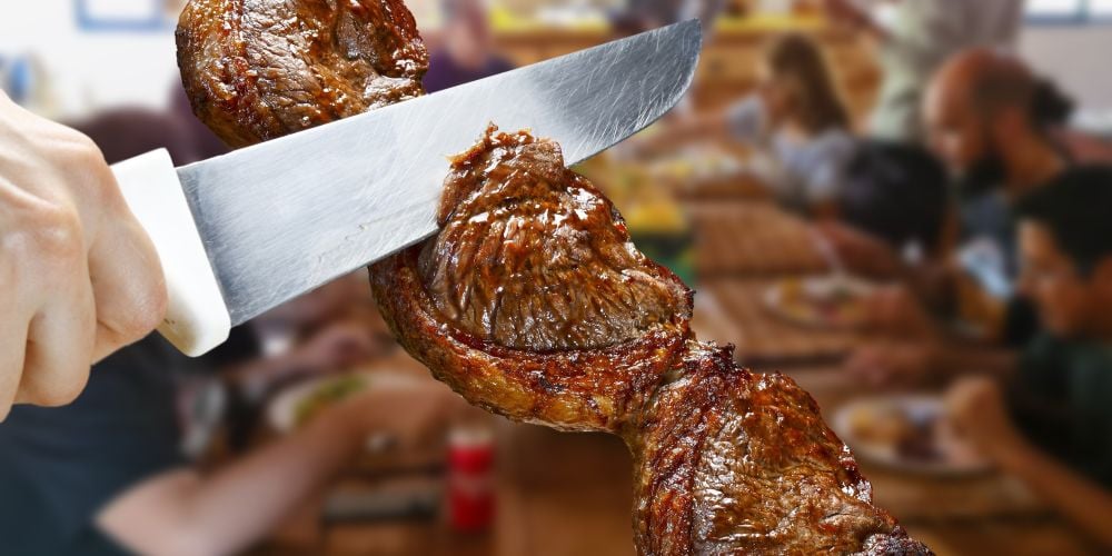 Steak dinner.