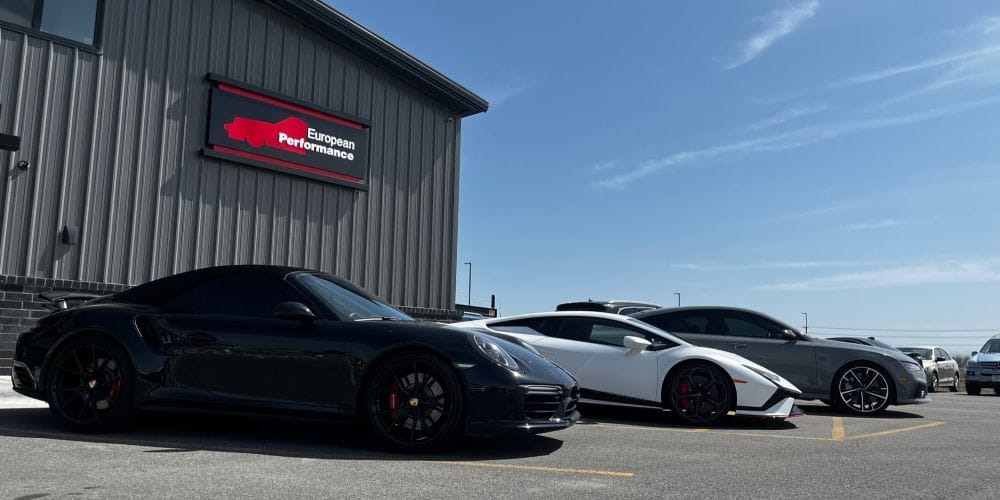 European Performance storefront.